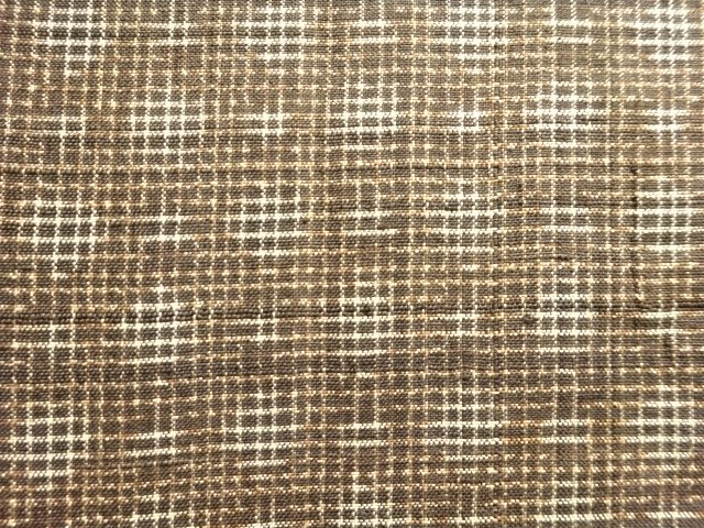 JAPANESE KIMONO / ANTIQUE AUTHENTIC MURAYAMA-DE OSHIMA TSUMUGI HAORI